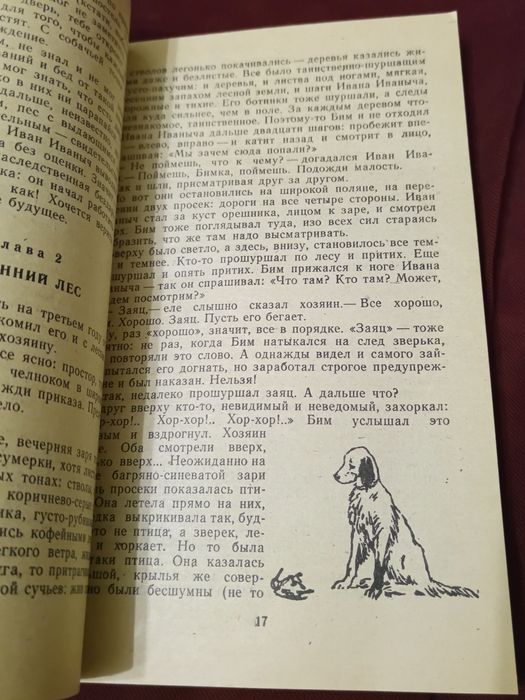 Книга. Белый Бим чёрное ухо. 1985 год. Киев. Веселка.