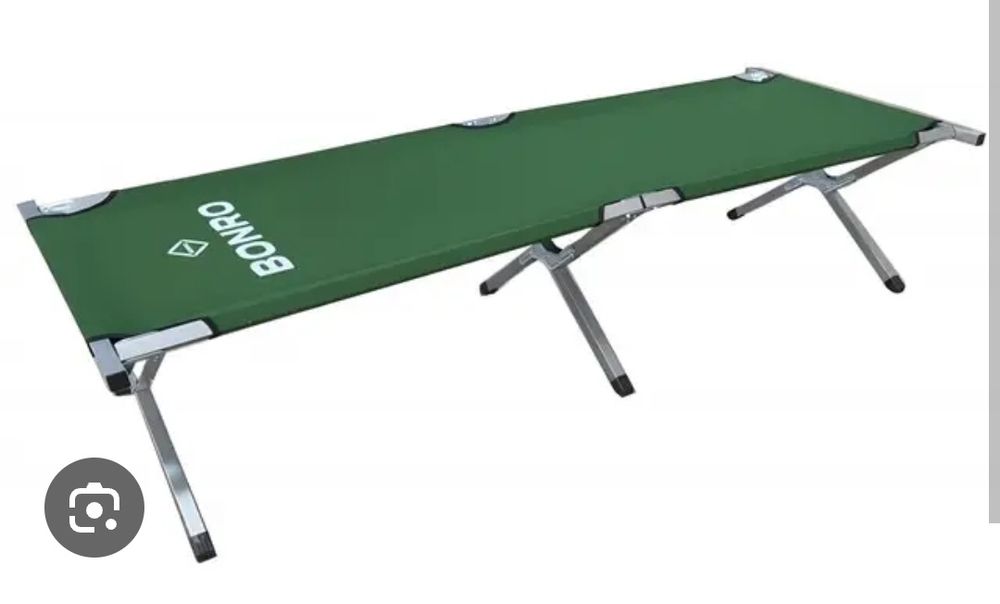 Компактная туристическая раскладушка Bonro цвет зеленый