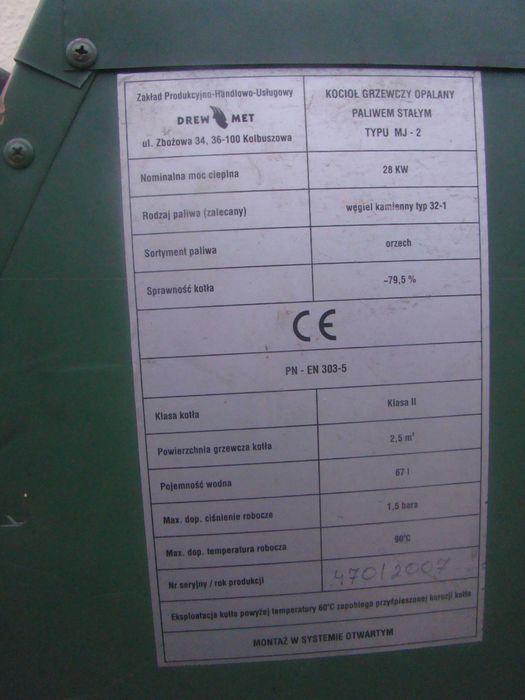 częsci do pieca co i eko groszek