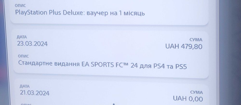 Продам аккаунт SONY  PLAYSTATION