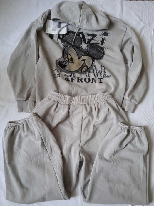 Спортивний костюм Мікі Маус на утеплині Корея котон та плюш р. 48-52