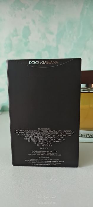 Коробка от парфюма DOLCE GABBANA The One Оригинал