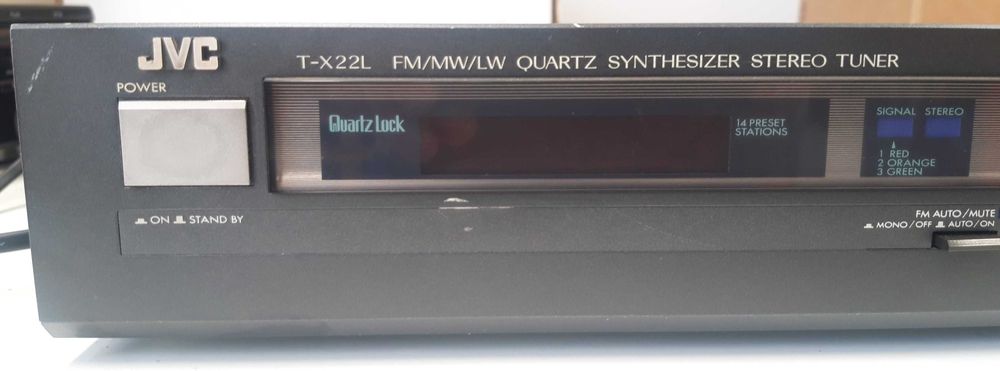 JVC T-X22L sintonizador Made in Japan 1990