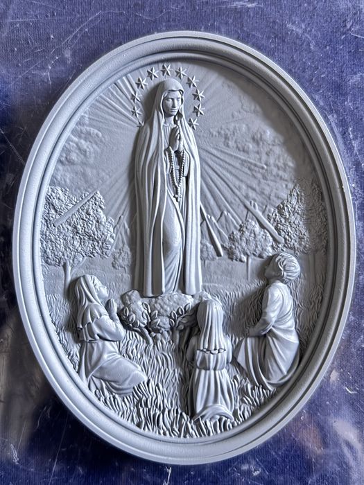 Our Lady of Fátima 3D Printed Frame.
