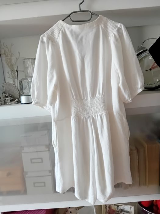 biały lniany kombinezon marki Accessorize  London  xl