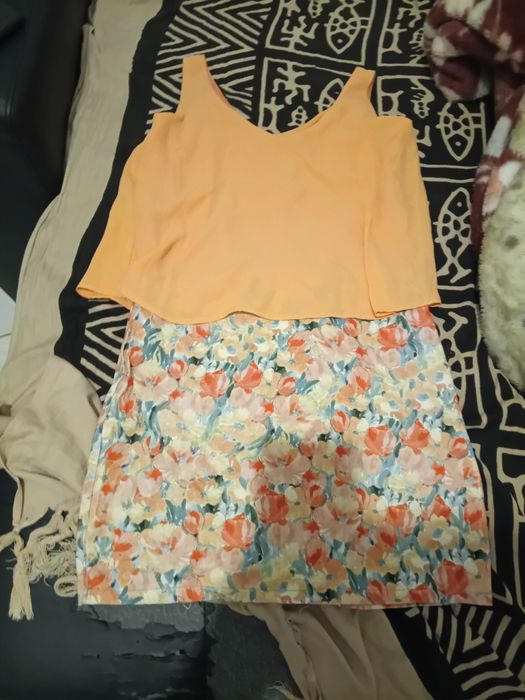 Vestido Estanpado Alperce