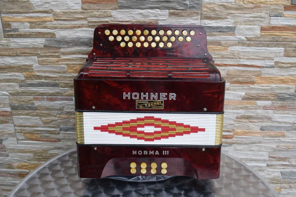Concertina Hohner 3 Voz. Fa La Re