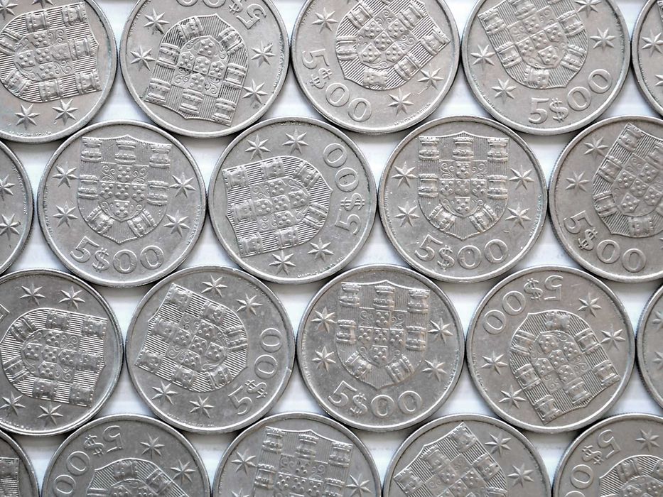 Lote de 55 Moedas 5 Escudos 1980
