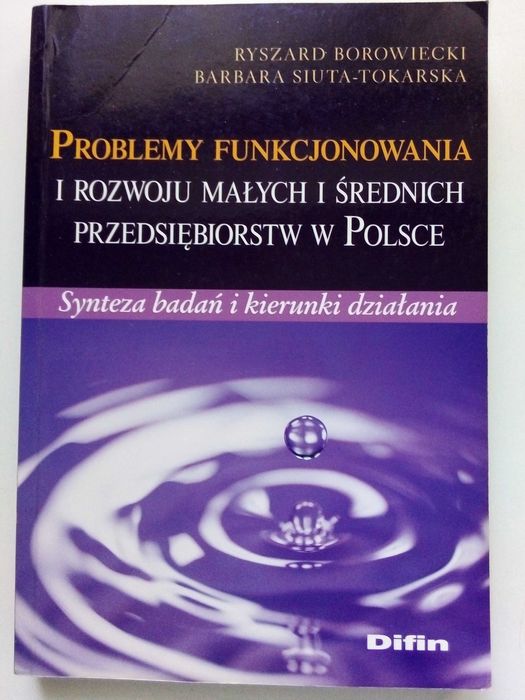 Sprzedam książkę pt. Problemu funkcjonowania i rozwoju MSP w Polsce