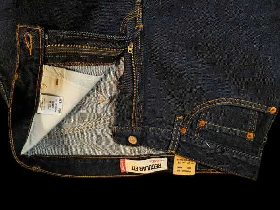 Oryginalne Jeansy Levi's 505® Regular Fit W34 L34 - Nowe z Metkami!