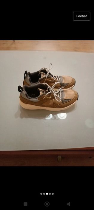 Tênis bege Zara tamanho 37