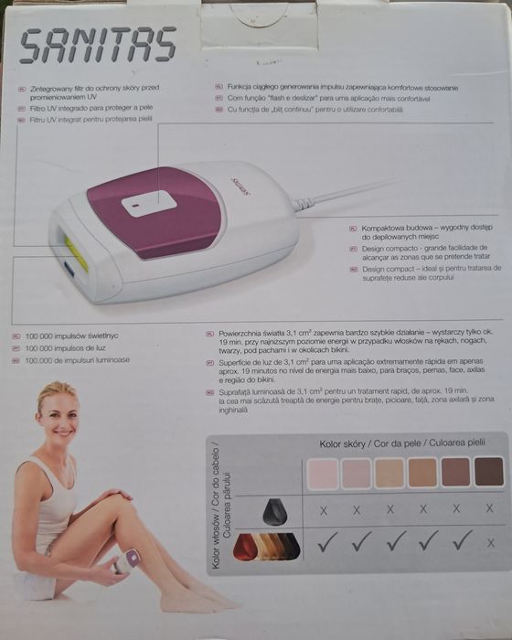 Depiladora Luz Pulsada nova