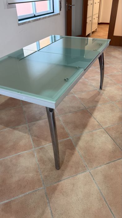 Mesa de Vidro extensivel