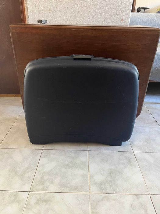 Roncato Italy - Mala Grande de Viagem Azul com Código e Rígida