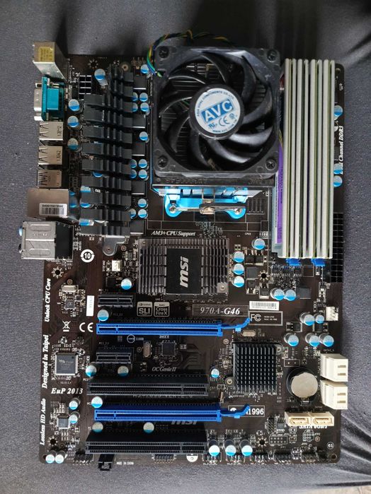 MSI 970A-G46 + FX 8320 + 8GB