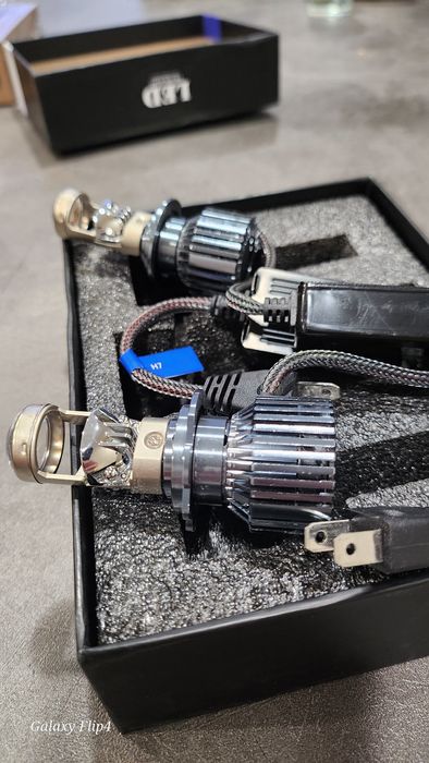 Лед лампи H7 з лінзою LED /  БІ ЛЕД