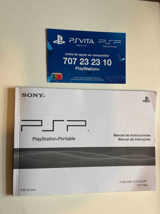 PSP-E1004pouco usada + embalagem + memoria ext PRO-HG duo 2GB original