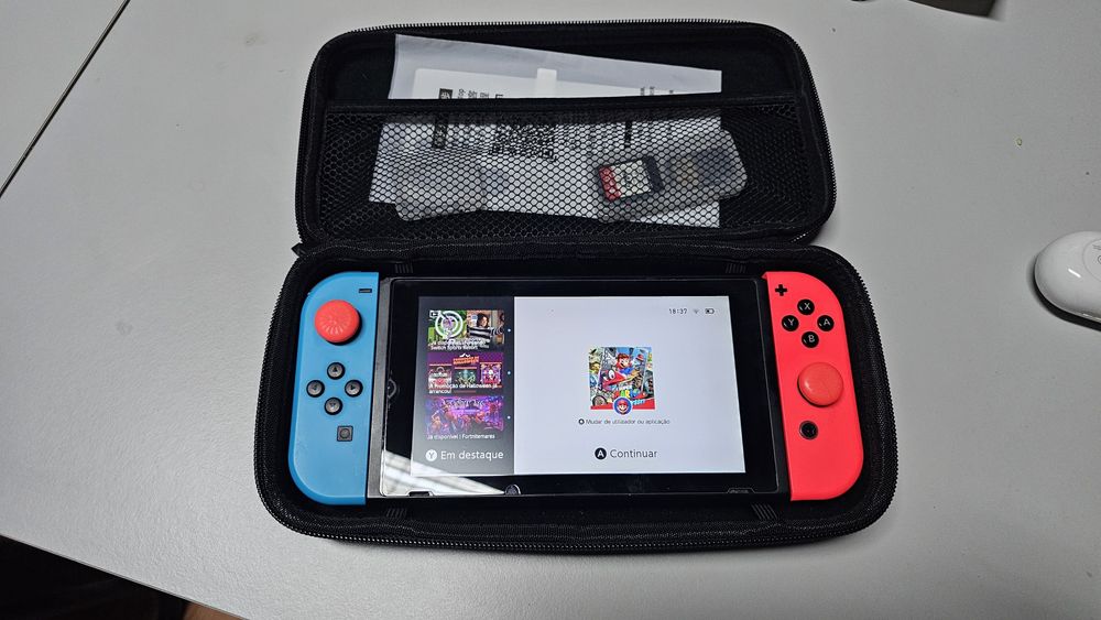 Nintendo switch com jogos