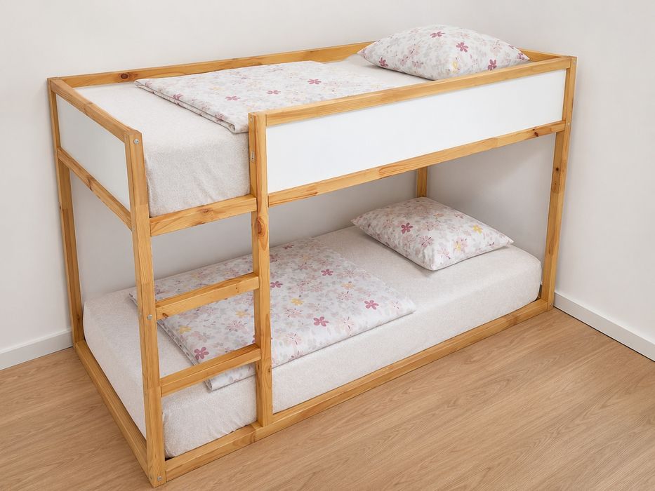 KURA Beliche IKEA, Cama reversível, branco/pinho,