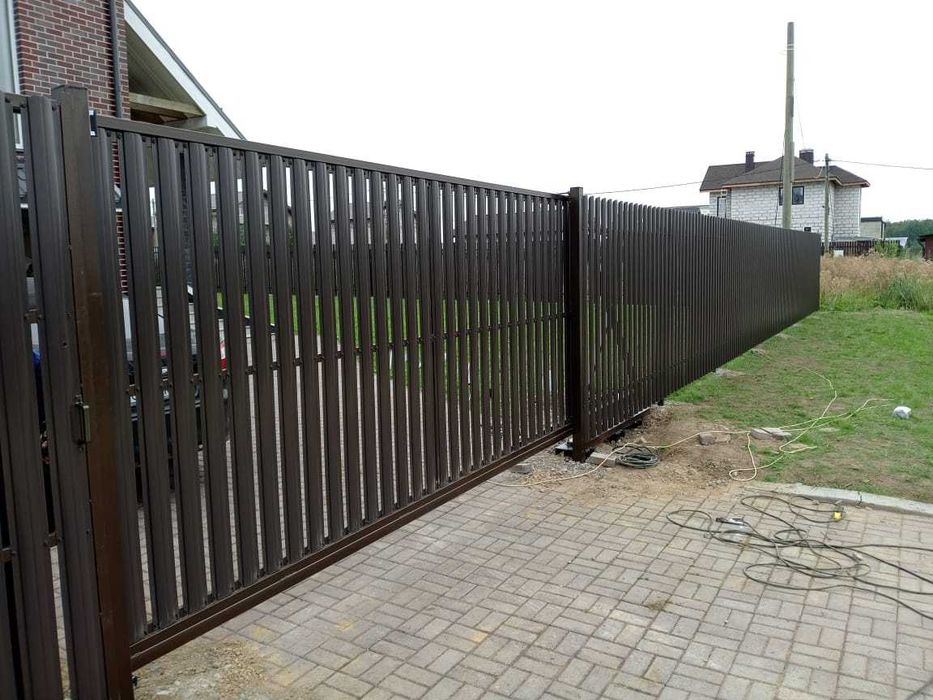 Відкатні/Откатные ворота, Каркас воріт, Каркас відкатних воріт WDR 13