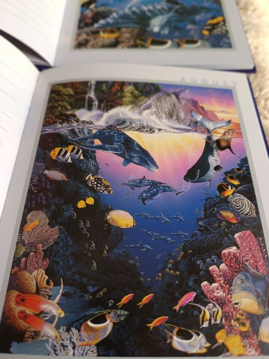 Agenda Aniversários/Endereços. Ilustrações magníficas de Golfinhos,etc