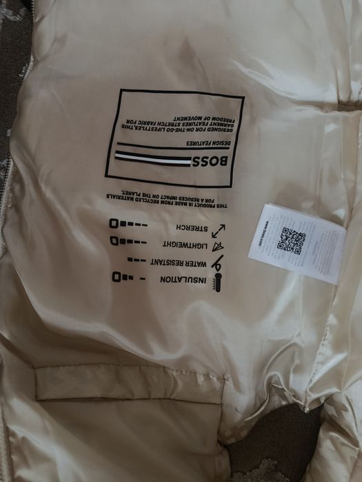 Kamizelka Hugo Boss - beżowa XXL nowość
