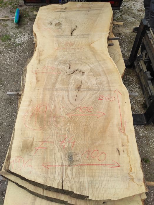 Blaty jesionowe, bale, monolit, po suszarni