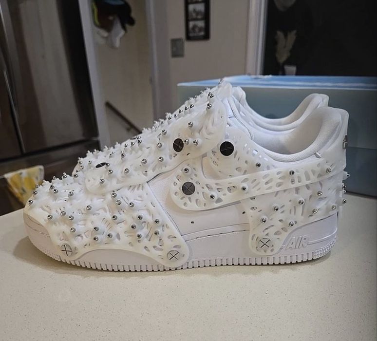 ДОСТАВКА 1-2 ДНІ‼️Nike Air Force Swarovski White(Білі),сваровскі,air f