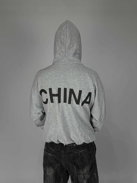 Yeezy YSY SZN X Худі hoodie зипка кофта сіра худи серая zip up CHINA