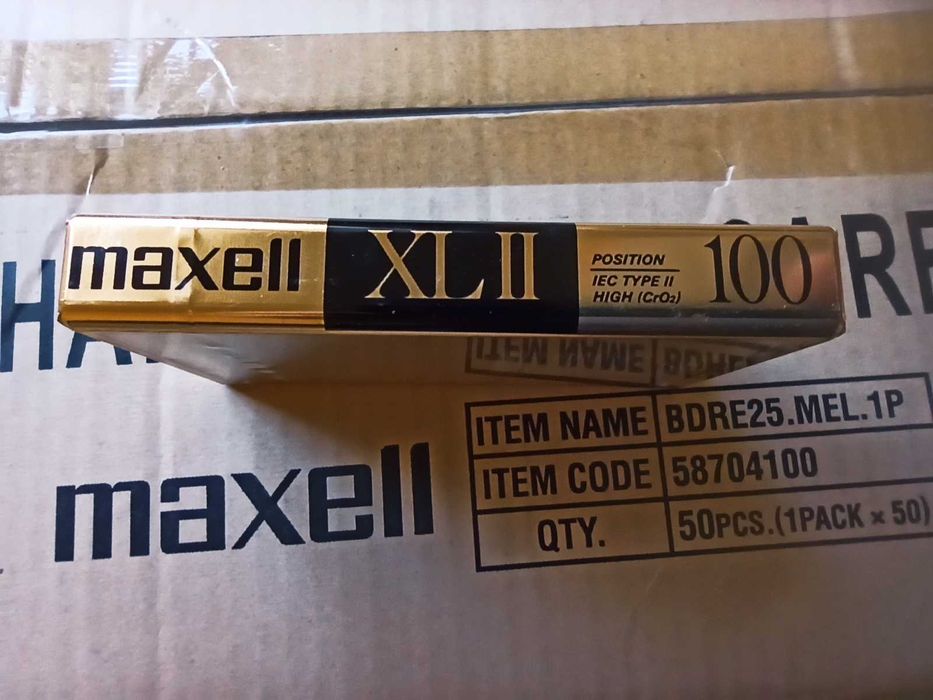 Maxell XL II 100 . NOWA 1szt, 1991