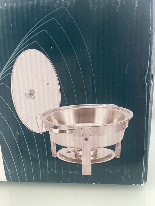Panela de servir Rechauld 5L, redondo NOVO