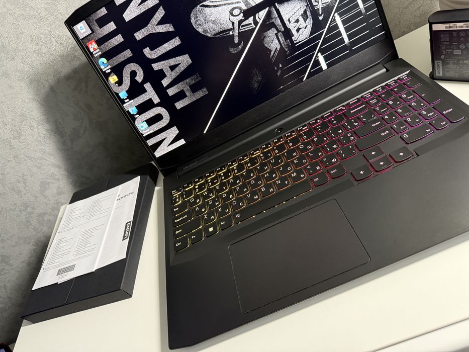 Lenovo Gaming 3/2025год/RTX/Ryzen 5-5500/512GB/16GB/Ноутбук.
