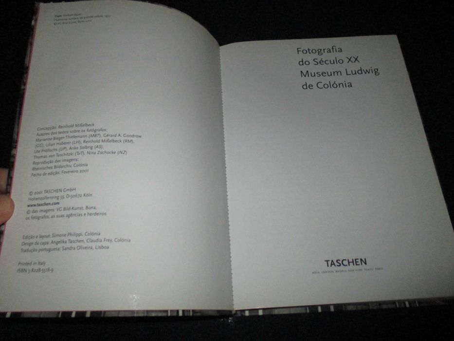 Livro Fotografia do século XX Museum Ludwig Köln Taschen