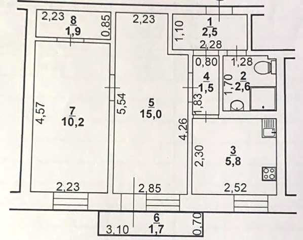 Продам 2-к квартиру с ремонтом в Вознесеновском районе, пр. Соборный