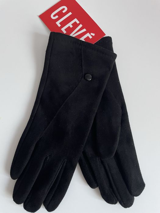 Rękawiczki z guziczkiem Cleve