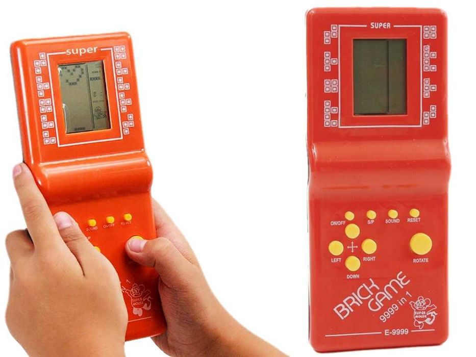 Gra zabawka elektroniczna kieszonkowa konsola retro