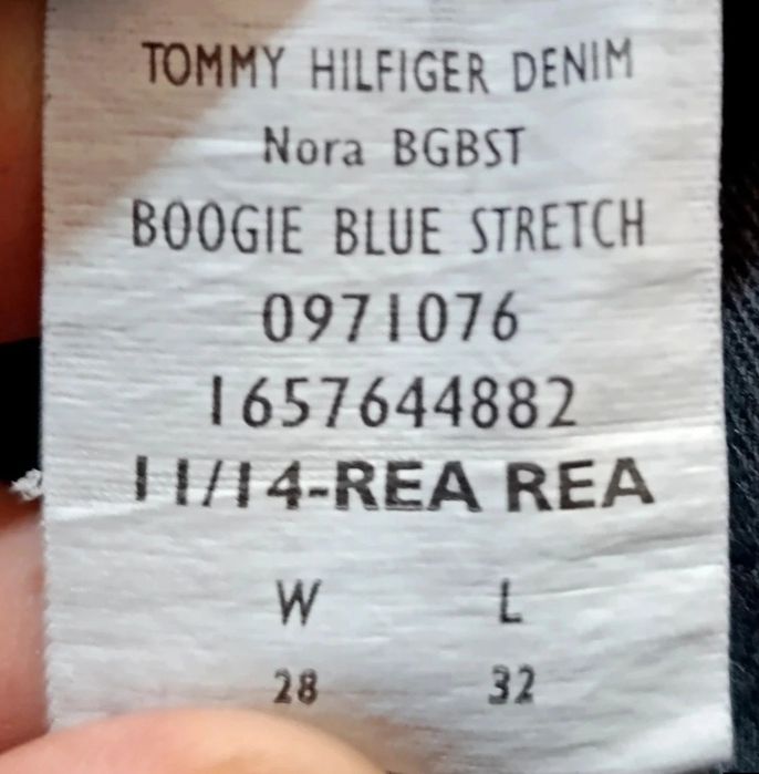 Tommy Hilfiger Jeansy Damskie Niebieskie Bawełniane Skinny boogie Blue