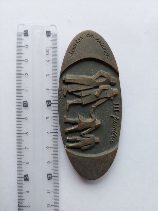 Medalha/Medalhão comemorativo dos Direitos da Criança
