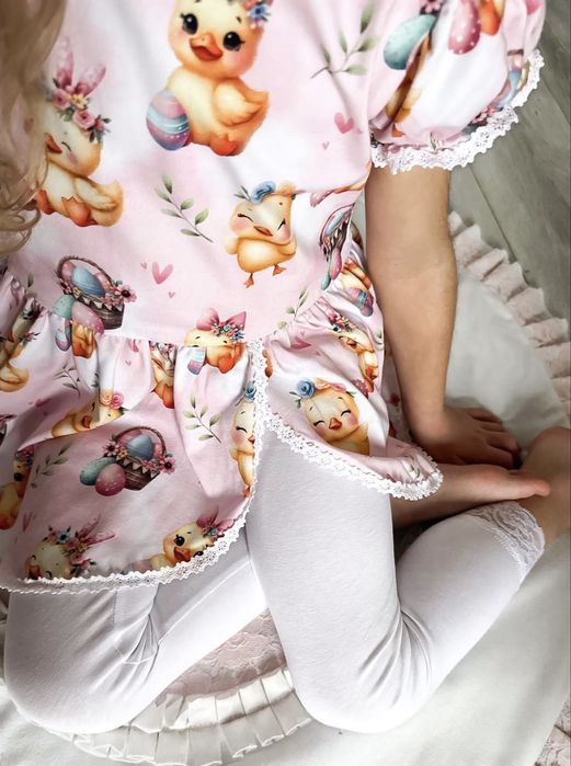 Nowa tunika w kurcaczki la mia handmade 92