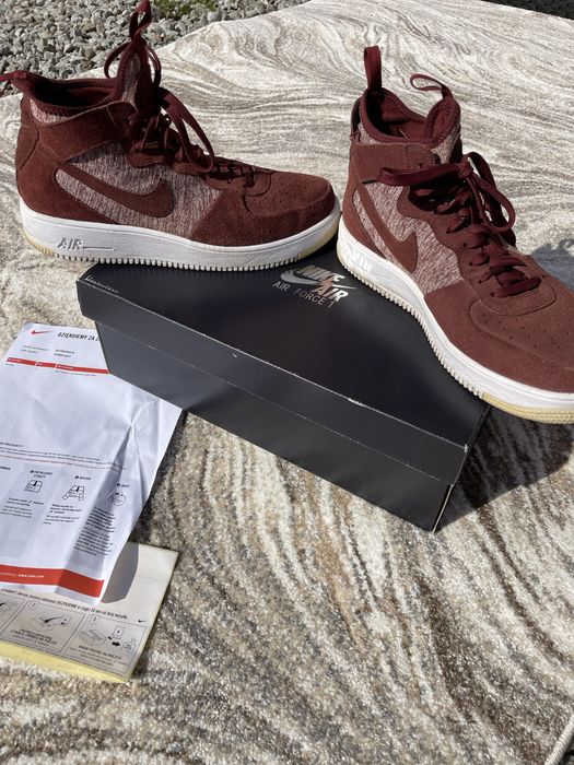 Nike Air Force 1 Ultraforce Mid PRM Dark Team Red – Rozmiar 43 EU