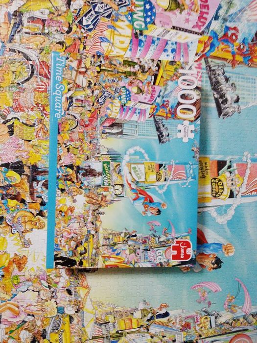 Puzzle 1000 Jumbo jak nowe