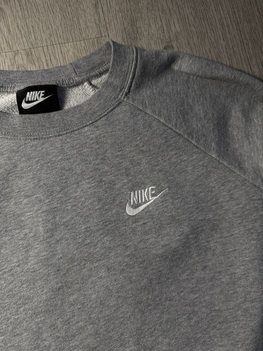 Nike Basic Logo Sweatshirt Grey / Базовый Свитшот Найк