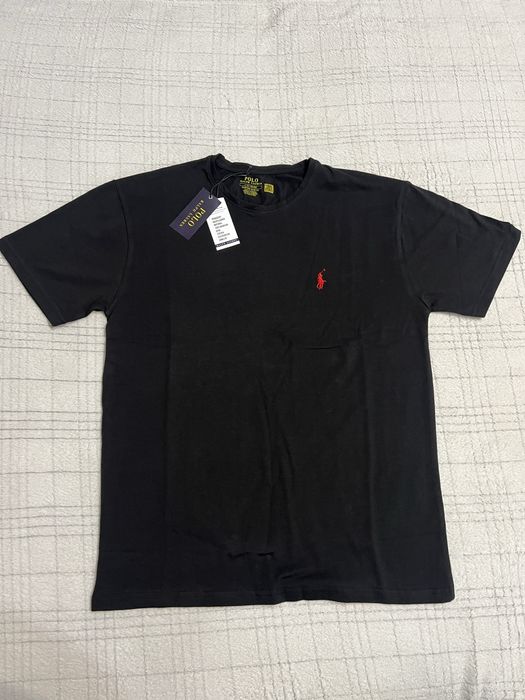 Koszulka T-shirt Ralph Lauren Czarna Męska L XL