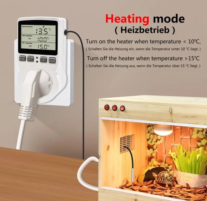 Tomada com Controlo de Temperatura