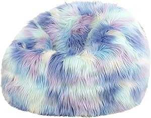 Icon Pufa Worek do Siedzenia z wypełnieniem fotel tęczowy 65x65cm