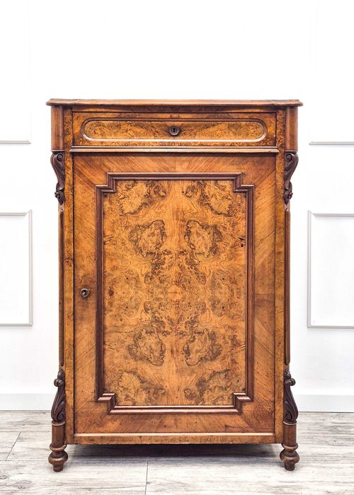 Bieliźniarka KOMODA Ludwik Filip ANTYK 1p. XX orzech FRONT PIĘKNY WZÓR