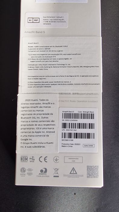 Pulseira inteligente relógio Huami