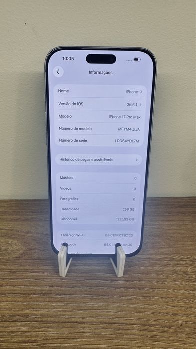 Iphone 17 Pro Max Branco 256GB