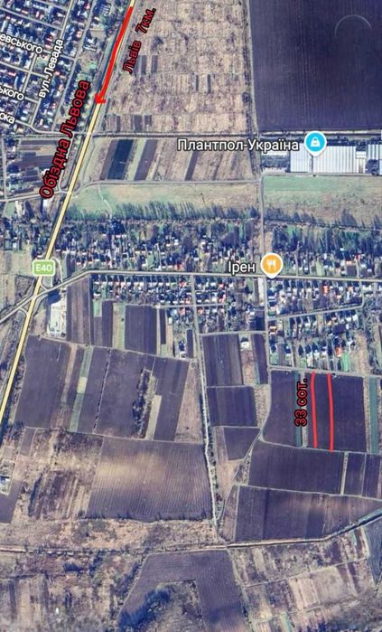 Терміновий Продаж ділянки межа Винники-Чишки