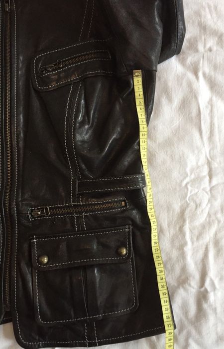 Женская кожанная куртка PRADA